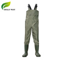 Men Fishing Bib Pants with Boots